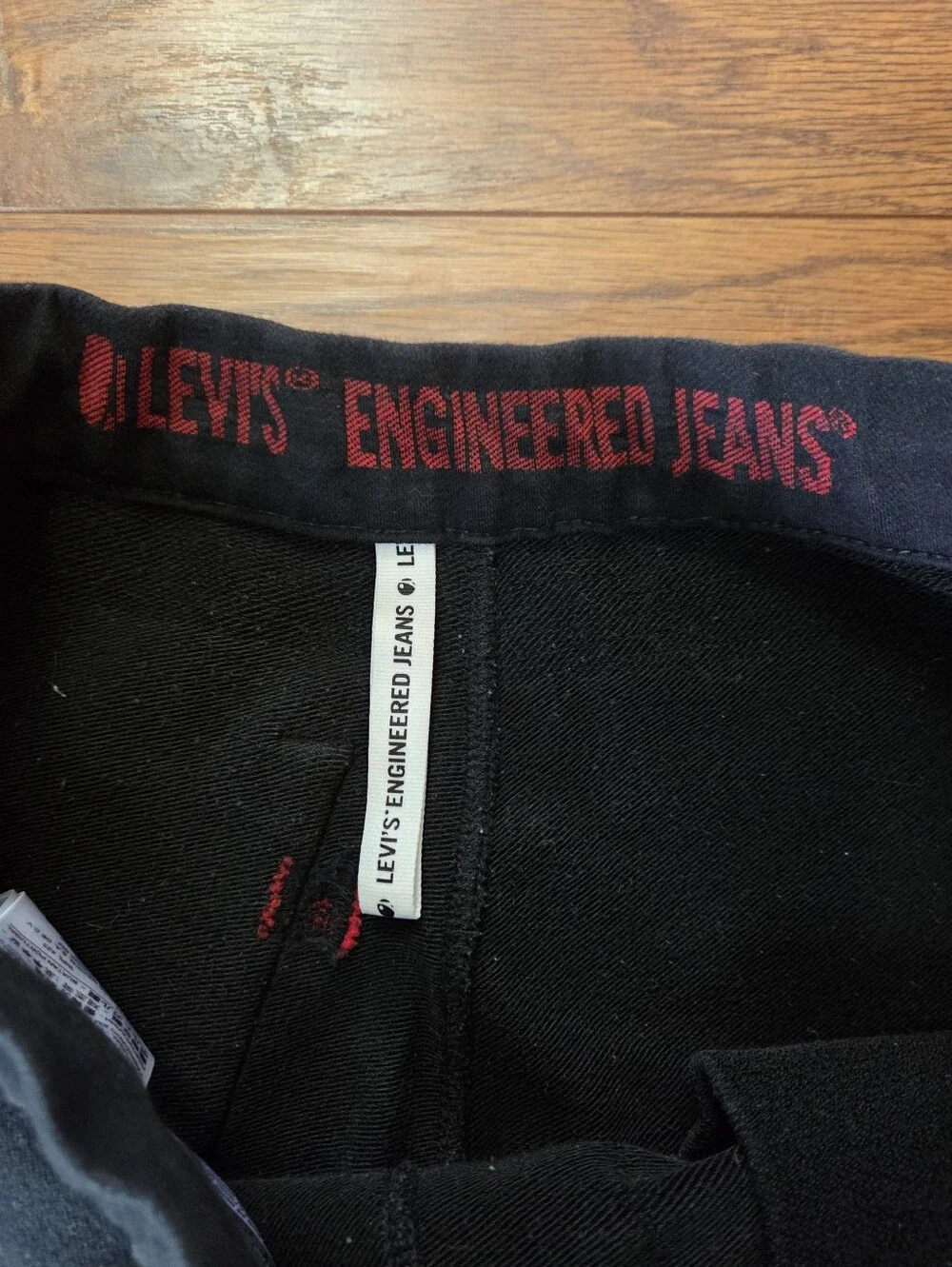 Levis Premium Knit Joggers Mens Medium Black Engineered Jeans 3D Stretch Pants